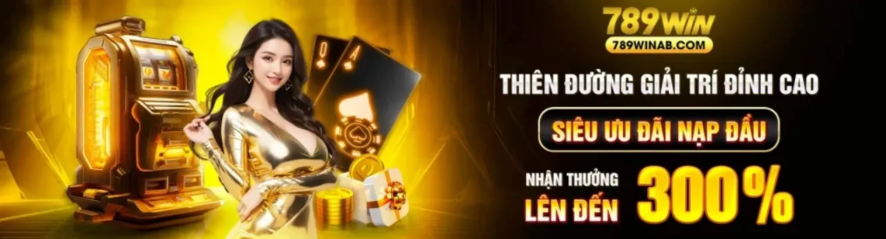 Hình ảnh chính trò chơi slot 789win Login với biểu tượng jackpot lớn